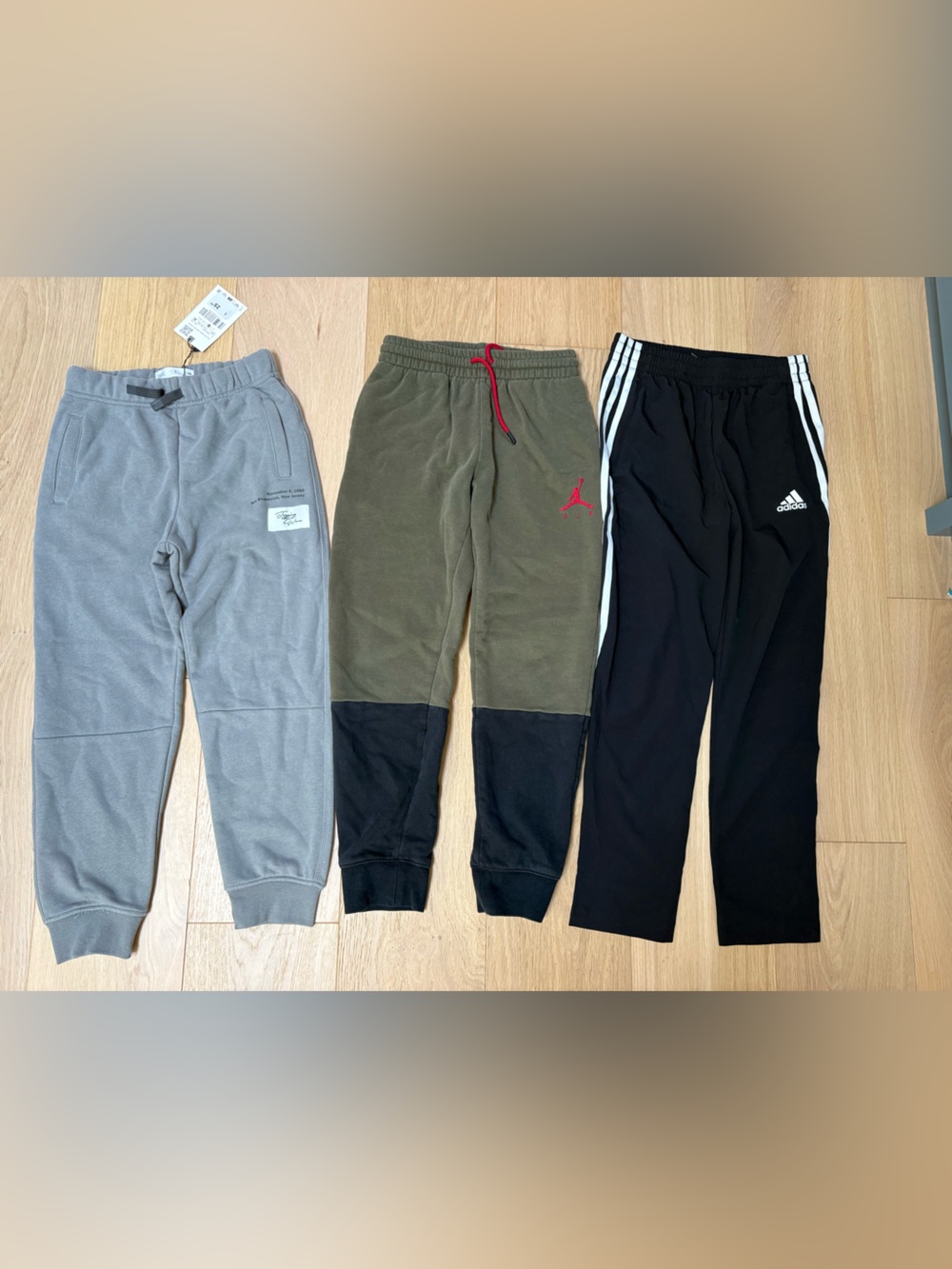 Nike, Adidas & Zara: set of three pairs of pants